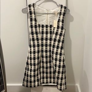 Maje Houndstooth Dress